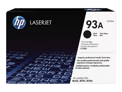 Produktbild von HP 93A Schwarz Original LaserJet Tonerkartusche, 12000 Seiten, Schwarz, 1 Stück(e)