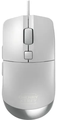 Produktbild von CHERRY Xtrfy M50 - Maus - ergonomisch - optisch - 5 Tasten - kabelgebunden - USB - weiß
