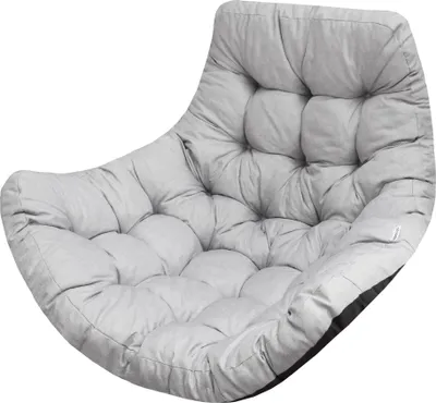 Immagine prodotto di Cuscino da giardino "GEORGE" - 120×100×8 cm, per sedia sospesa e altalena a nido - impermeabile, resistente ai raggi UV | PillowPrim