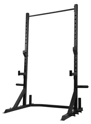 Obrázek produktu pro Posilovací stanice - stojan na dřepy Pro - nosnost 300 kg - ocel - pro domácí posilovnu