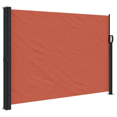 Zdjęcie produktu dla vidaXL Wysuwana markiza boczna terakota czerwona 140x600 cm