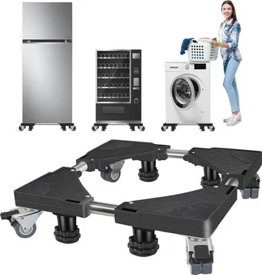 Obrázok produktu pre Nastaviteľný podstavec pre práčky a chladničky – nosnosť až 300 kg