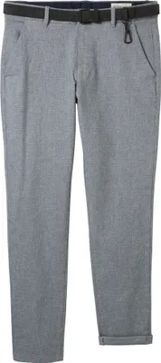 Image de Pantalon chino coupe droite avec ceinture
