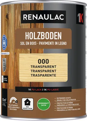 Produktbild von RENAULAC Holz-Bodensiegel seidenmatt transparent 1 l