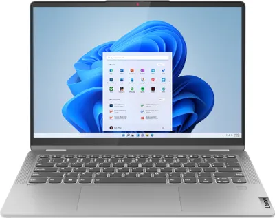 Produktbild von Lenovo Flex5 14ABR8 AMD Ryzen 5 7430U 35,56cm 14Zoll WUXGA 16GB 512GB SSD UMA W11H ARCTIC