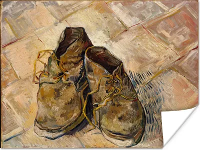 Produktbild von MuchoWow® Poster Schuhe - Vincent van Gogh 40x30 cm - Plakate für die Wände - Poster Wohnzimmer