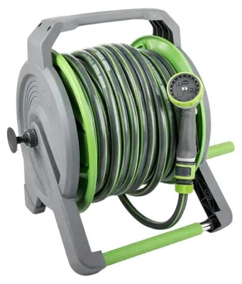 Obrázek produktu pro DIVODV 27881 Zahradní hadice s navijákem 1/2", 40 m, 4vrstvá, šedá