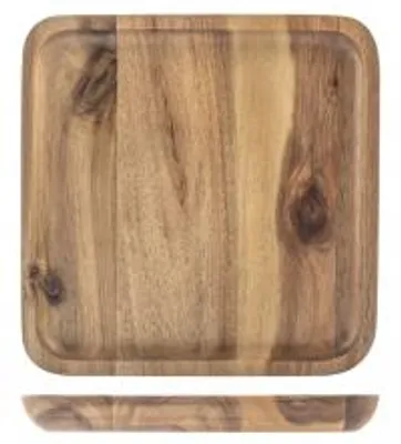 Immagine prodotto di H&H Vassoio quadrato Acacia cm 20xh2
