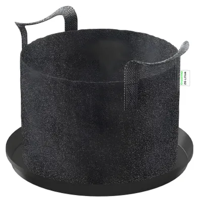Produktbild von GrowPRO Stofftopf mit Untersetzer, 26 Liter