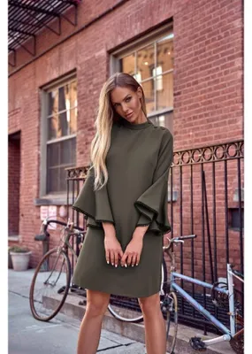 Produktbild von Kleid MOE M698 KHAKI Größe: L