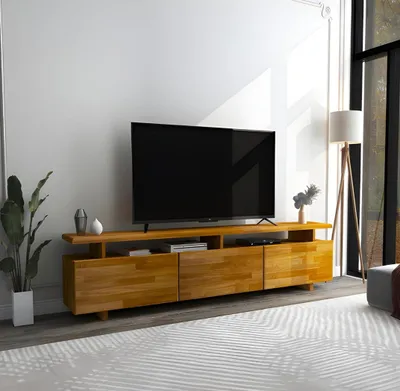 Image de Support TV brun Élégant salon Meubles en bois ideboard