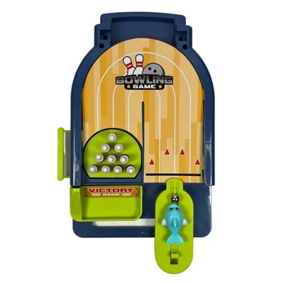 Produktbild von Mini Tisch Bowling Spielzeug mit 10 Pins und Bällen