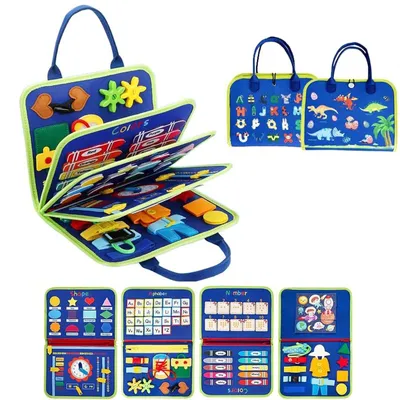 Imagen del producto de Panel de actividades Montessori para niños pequeños