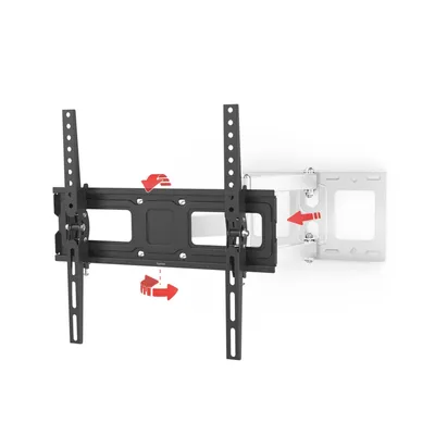 Produktbild von Hama TV-Wandhalterung FULLMOTION, 400x400, 165 cm (65), Schwarz/Weiß