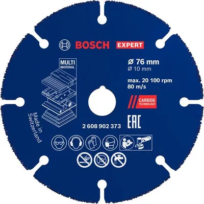 Produktbild von EXPERT Multi Material Carbide-Trennscheibe, 76 x 10 mm