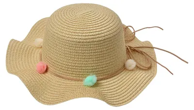 Produktbild von Clayre & Eef Kinderhut Beige Papierstroh