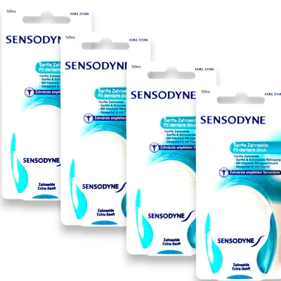Produktbild von 4x Sensodyne Zahnseide extra sanft - 4x 50m