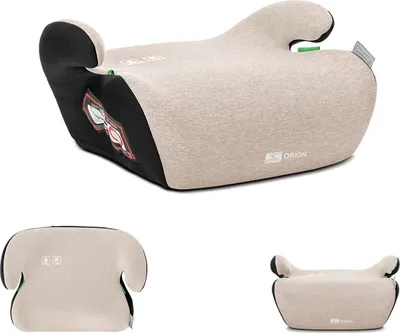 Produktbild von Lorelli Orion i-Size 125-150 cm Kinderautositz Sitzerhöher R129 Booster Black Beige Grey Pink Blue leicht kompakt