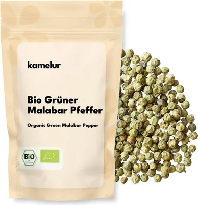 Image de Kamelur® Bio Poivre vert de Malabar 200 g