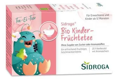 Zdjęcie produktu dla Sidroga Organiczna herbata owocowa dla dzieci w torebkach 20 kapsułek