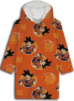 Immagine prodotto di Felpa in pile Dragon Ball Z - Son Goku - Arancione - Taglia per adulti