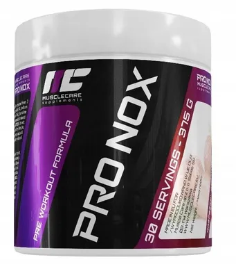 Obrázek produktu pro Muscle Care Pro Nox 375 g FRUIT PUNCH předtréninkový doplněk stravy