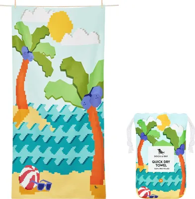 Produktbild von Dock & Bay Kids Beach Towel M Build-A-Beach 130x70cm