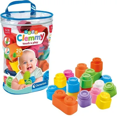 Zdjęcie produktu dla Clementoni Clemmy Bag 20, 0,6 lat(a), 20 szt., Guma