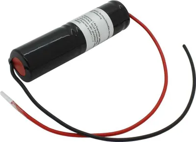 Produktbild von Notleuchtenakku NiMH 2,4V 1800mAh L1x2 Sub-C mit 200mm Kabel beidseitig
