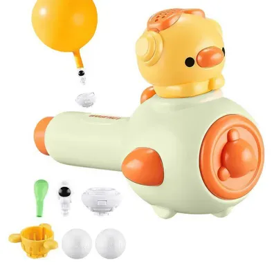 Produktbild von 3-in-1 Montessori Spielzeug für Kinder ab 3 Jahren – Enthält schwebenden Ball, Blasrohr und Pfeife aus ABS – fördert Atemübungen und sensorisches Spiel
