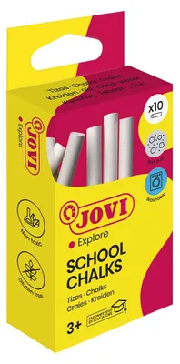 Immagine prodotto di JOVI 1010 JOVI School Chalks Kreide weiß 10 St.