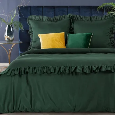 Produktbild von Eurofirany Bettwäschegarnitur Bettwäsche Satin  REINA23E 220x200 cm 3 TLG SET: mit 2 Kissenbezüge 70x80 cm ZIE
