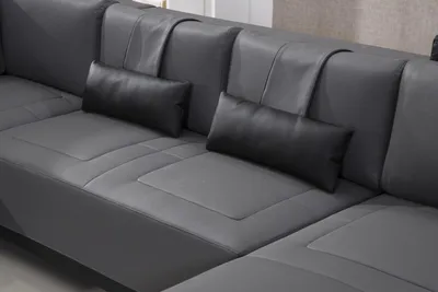 Produktbild von Ecksofa Ledersofa Big XXL U Form Wohnlandschaft Sofa Couch Garnitur Designer