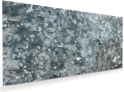 Produktbild von Glasbild 60x30cm in XXL für Wohnzimmer, Schlafzimmer Motiv Abblätternde Farbe