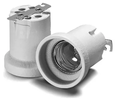 Produktbild von Houben Fassung E40 Porz,ws,LP-Sich.,M5 108375