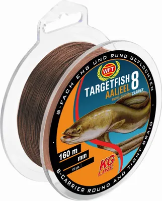 Produktbild von WFT TF8 Aal Brown 0,18mm 160m 14Kg - Angelschnur