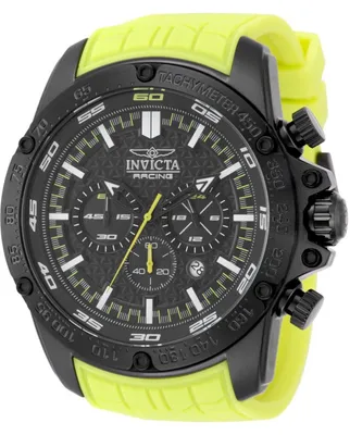 Zdjęcie produktu dla Invicta Speedway 50314 Zegarek męski - Mechanizm kwarcowy - Stal nierdzewna z Czarną Tarcza - 52 mm