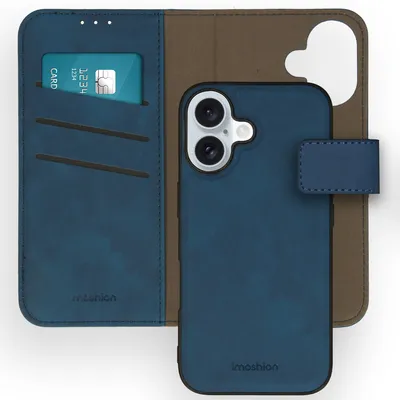 Immagine prodotto di imoshion Custodia pieghevole rimovibile 2-1 per iPhone 16 - Blu