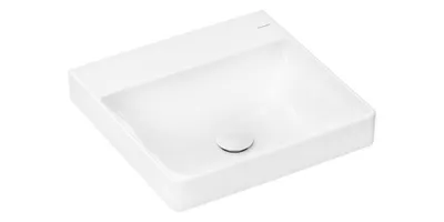 Obrázok produktu pre Umývadlo s ručným umývaním Xelu Q o otvor pre batériu bez prepadu 500x480mm biela biela