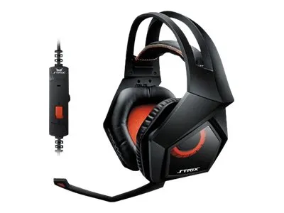 Produktbild von ASUS Strix 2.0, Kabelgebunden, Gaming, 20 - 20000 Hz, 320 g, Kopfhörer, Schwarz