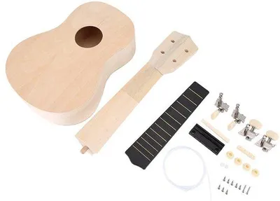 Obrázok produktu pre Ľahká súprava na zostrojenie ukulele pre deti – hudobný nástroj na rozvoj zručností