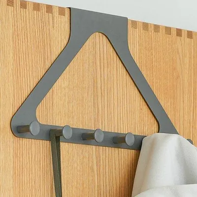 Immagine prodotto di Azomor Gancio da porta in metallo con 6 ganci per abiti e accessori