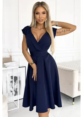 Produktbild von Kleid NUMOCO SCARLETT 348-6 BLAU Größe: XL