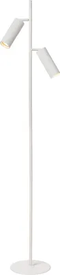 Produktbild von Stehleuchte Aluminium GU10 verstellbar 140 cm Weiß 2-flammig Modern Stehlampe