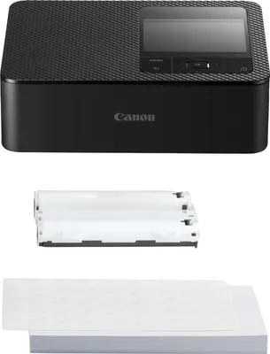 Produktbild von Canon SELPHY CP1500 Mobiler Fotodrucker mit Papierset Drahtloser Bluetooth black