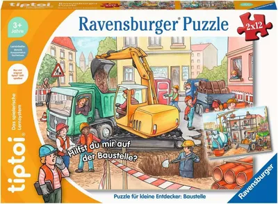 Obrázek produktu pro Puzzle pro malé průzkumníky: Staveniště Ravensburger 00137
