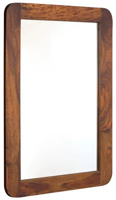 Immagine prodotto di MASSIVMOEBEL24 | Specchio in legno di Sheesham 90x2x60 Noce cerato MALMÖ 2 #115