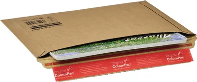 Produktbild von ColomPac Wellpappversandtasche 360x250x50 braun Querbefüllung
