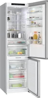 Produktbild von Siemens Extraklasse KG39NEIAF iQ500 Stand-Kühl-Gefrierkombination, NoFrost, AntiFingerprint, Gebürsteter Stahl