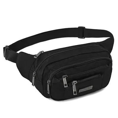 Produktbild von Zagatto Bauchtasche Gürteltasche Hüfttasche Geräumig Schwarz ZG1103